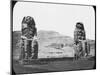 Colossi of Memnon, Luxor (Thebe), Egypt, C1890-Newton & Co-Mounted Photographic Print