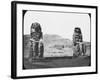 Colossi of Memnon, Luxor (Thebe), Egypt, C1890-Newton & Co-Framed Photographic Print