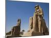 Colossi of Memnon Stand at Entrance to the Ancient Theban Necropolis on West Bank of Nile at Luxor-Julian Love-Mounted Photographic Print