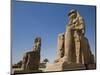 Colossi of Memnon Stand at Entrance to the Ancient Theban Necropolis on West Bank of Nile at Luxor-Julian Love-Mounted Photographic Print