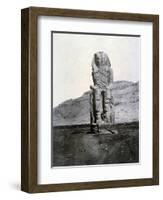 Colossi of Memnon, Thebes, Egypt, 1852-null-Framed Giclee Print