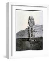 Colossi of Memnon, Thebes, Egypt, 1852-null-Framed Giclee Print