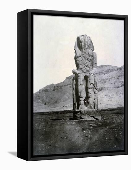 Colossi of Memnon, Thebes, Egypt, 1852-null-Framed Stretched Canvas