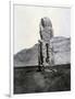 Colossi of Memnon, Thebes, Egypt, 1852-null-Framed Giclee Print