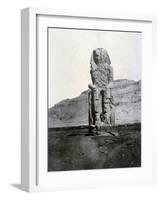 Colossi of Memnon, Thebes, Egypt, 1852-null-Framed Giclee Print