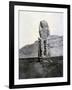 Colossi of Memnon, Thebes, Egypt, 1852-null-Framed Giclee Print