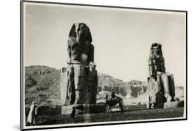 Colossi of Memnon, Thebes, Egypt-null-Mounted Photographic Print