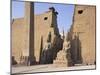 Colossi of Rameses II, Luxor Temple, Luxor, Unesco World Heritage Site, Thebes, Egypt-Peter Scholey-Mounted Photographic Print