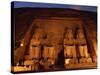 Colossi of Ramses II, Floodlit, Great Temple of Ramses II, Abu Simbel, Egypt-Strachan James-Stretched Canvas