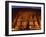 Colossi of Ramses II, Floodlit, Great Temple of Ramses II, Abu Simbel, Egypt-Strachan James-Framed Photographic Print