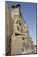 Colossi of Ramses Ii, Luxor Temple, Luxor, Thebes, Egypt, North Africa, Africa-Richard Maschmeyer-Mounted Photographic Print