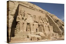 Colossi of Ramses Ii, Sun Temple, Abu Simbel, Egypt, North Africa, Africa-Richard Maschmeyer-Stretched Canvas