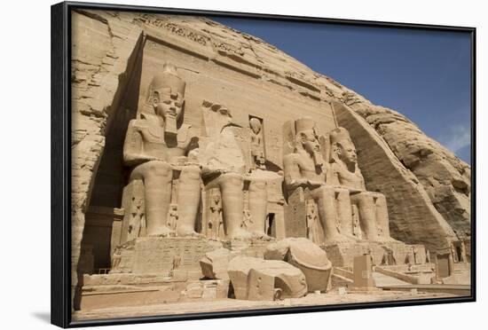 Colossi of Ramses Ii, Sun Temple, Abu Simbel, Egypt, North Africa, Africa-Richard Maschmeyer-Framed Photographic Print