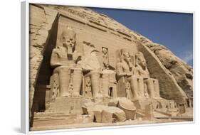 Colossi of Ramses Ii, Sun Temple, Abu Simbel, Egypt, North Africa, Africa-Richard Maschmeyer-Framed Photographic Print