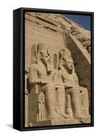 Colossi of Ramses Ii, Sun Temple, Abu Simbel, Egypt, North Africa, Africa-Richard Maschmeyer-Framed Stretched Canvas