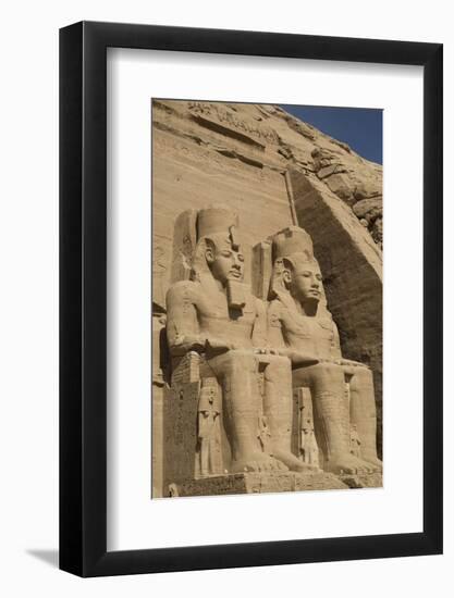 Colossi of Ramses Ii, Sun Temple, Abu Simbel, Egypt, North Africa, Africa-Richard Maschmeyer-Framed Photographic Print