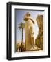 Colossus of Ramses Ii and a Favorite Daughter in Karnak Temple, Luxor, Egypt-Dave Bartruff-Framed Photographic Print