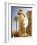 Colossus of Ramses Ii and a Favorite Daughter in Karnak Temple, Luxor, Egypt-Dave Bartruff-Framed Photographic Print