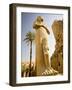 Colossus of Ramses Ii and a Favorite Daughter in Karnak Temple, Luxor, Egypt-Dave Bartruff-Framed Photographic Print