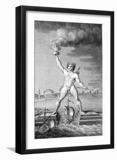 Colossus of Rhodes-null-Framed Giclee Print