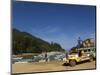 Colouful Jeepney Loading Up at Fishing Harbour, Sabang Town, Palawan, Philippines, Southeast Asia-Kober Christian-Mounted Photographic Print