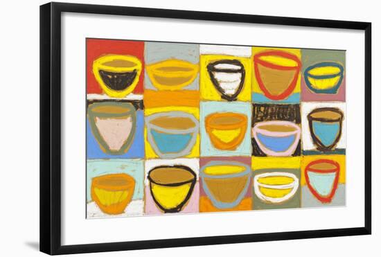 Colour Bowls, c.2009-Gordon Hopkins-Framed Serigraph