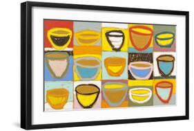 Colour Bowls, c.2009-Gordon Hopkins-Framed Serigraph