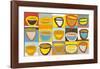 Colour Bowls, c.2009-Gordon Hopkins-Framed Serigraph