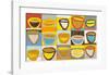 Colour Bowls, c.2009-Gordon Hopkins-Framed Serigraph