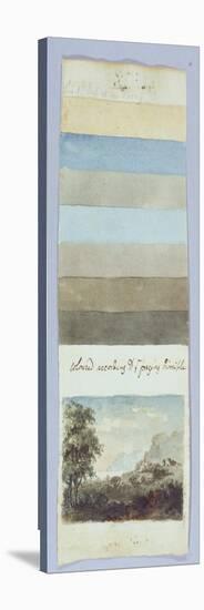 Colour Chart, from 'Hints to Form the Taste and Regulate Ye Judgement in Sketching Landscape'-Rev. William Gilpin-Stretched Canvas
