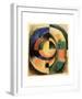Colour Circle II (large)-Auguste Macke-Framed Giclee Print