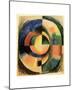 Colour Circle II (large)-Auguste Macke-Mounted Giclee Print