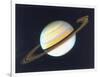 Colour-Enhanced View of Saturn, 1980-null-Framed Giclee Print