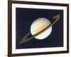 Colour-Enhanced View of Saturn, 1980-null-Framed Giclee Print