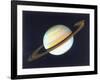 Colour-Enhanced View of Saturn, 1980-null-Framed Giclee Print