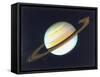 Colour-Enhanced View of Saturn, 1980-null-Framed Stretched Canvas