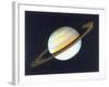 Colour-Enhanced View of Saturn, 1980-null-Framed Giclee Print