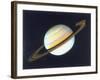 Colour-Enhanced View of Saturn, 1980-null-Framed Giclee Print