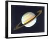 Colour-Enhanced View of Saturn, 1980-null-Framed Giclee Print