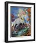 Colour-Fall Unicorn-Sue Clyne-Framed Giclee Print