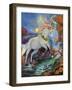 Colour-Fall Unicorn-Sue Clyne-Framed Giclee Print