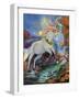 Colour-Fall Unicorn-Sue Clyne-Framed Giclee Print