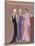 Colour Fashion Illustration Showing Three Glamorous Evening Gowns-null-Mounted Art Print