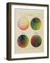 Colour Globes for Copper, Aquatint and Watercolour-Philipp Otto Runge-Framed Giclee Print