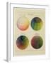 Colour Globes for Copper, Aquatint and Watercolour-Philipp Otto Runge-Framed Premium Giclee Print