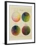 Colour Globes for Copper, Aquatint and Watercolour-Philipp Otto Runge-Framed Premium Giclee Print