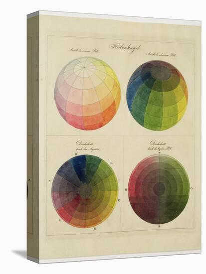 Colour Globes for Copper, Aquatint and Watercolour-Philipp Otto Runge-Stretched Canvas