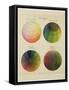 Colour Globes for Copper, Aquatint and Watercolour-Philipp Otto Runge-Framed Stretched Canvas