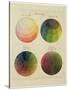 Colour Globes for Copper, Aquatint and Watercolour-Philipp Otto Runge-Stretched Canvas