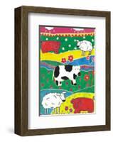 Colour Graze-Lisa V^ Keaney-Framed Art Print